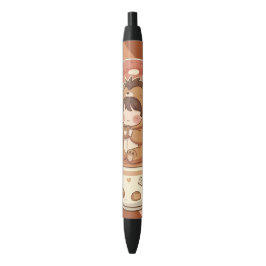 Bolígrafo De Tinta Negra  Hedgehog Study Desk Pen