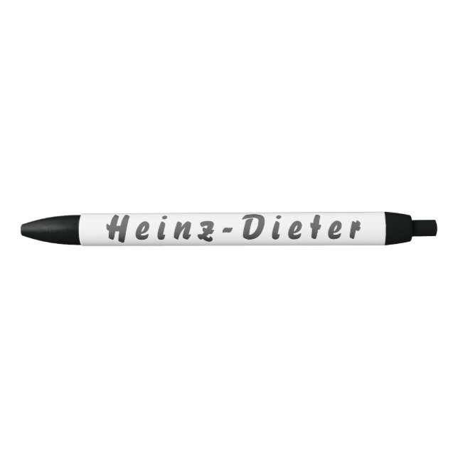 Bolígrafo De Tinta Negra Heinz-Dieter Kugelschreiber (Anverso)