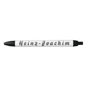 Bolígrafo De Tinta Negra Heinz-Joachim Kugelschreiber