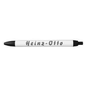 Bolígrafo De Tinta Negra Heinz-Otto Kugelschreiber