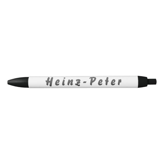 Bolígrafo De Tinta Negra Heinz-Peter Kugelschreiber (Anverso)