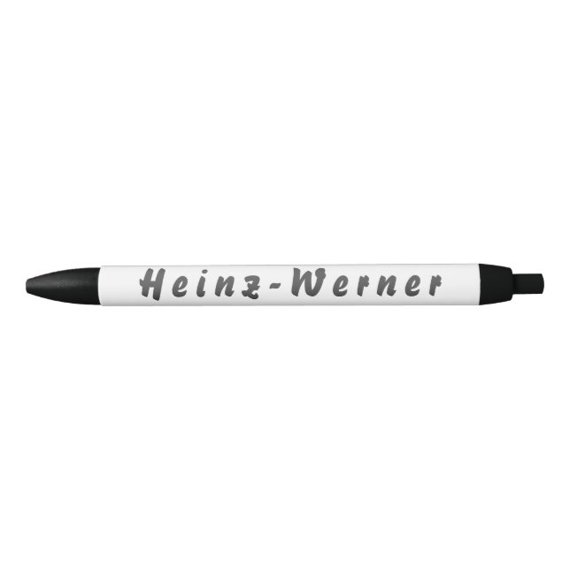 Bolígrafo De Tinta Negra Heinz-Werner Kugelschreiber (Anverso)