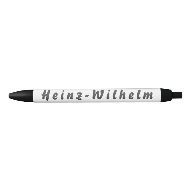 Bolígrafo De Tinta Negra Heinz-Wilhelm Kugelschreiber (Anverso)