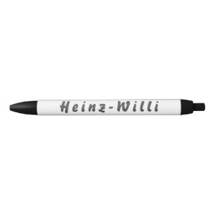 Bolígrafo De Tinta Negra Heinz-Willi Kugelschreiber