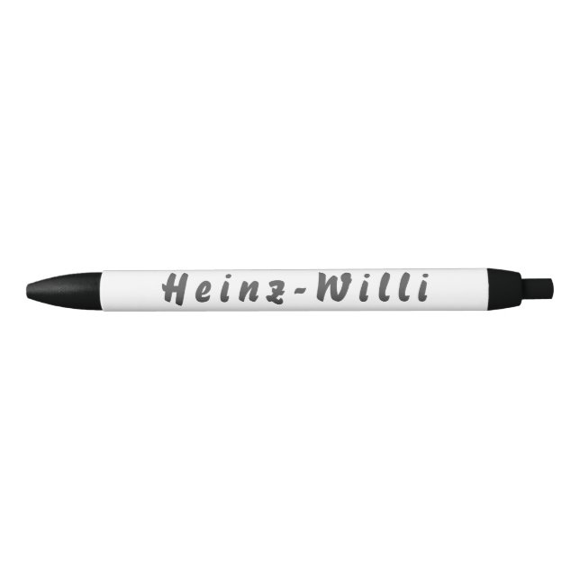 Bolígrafo De Tinta Negra Heinz-Willi Kugelschreiber (Anverso)