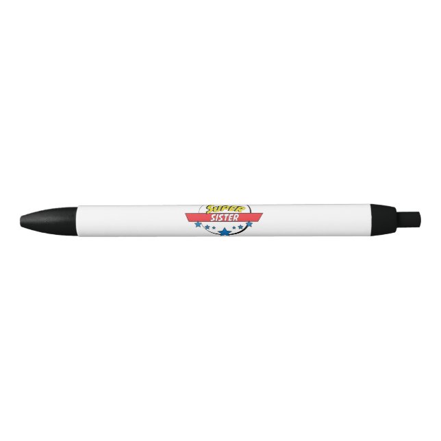 Bolígrafo De Tinta Negra Hermana estupenda, (Anverso)