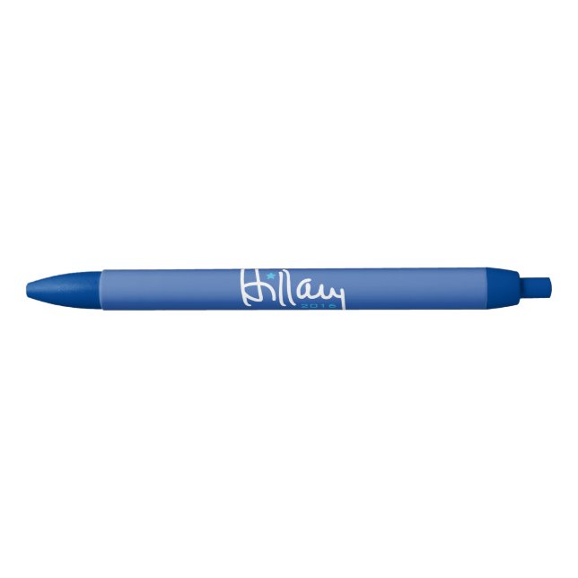 Bolígrafo De Tinta Negra Hillary Clinton Signature (Anverso)