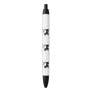 Bolígrafo De Tinta Negra Horror de Black Happy Halloween