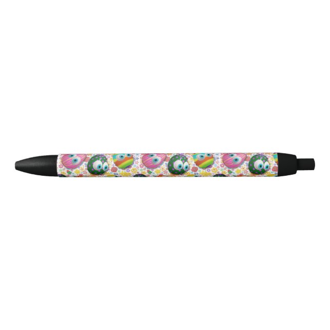 Bolígrafo De Tinta Negra Huevos de Pascua de dibujos animados lindos y dive (Anverso)