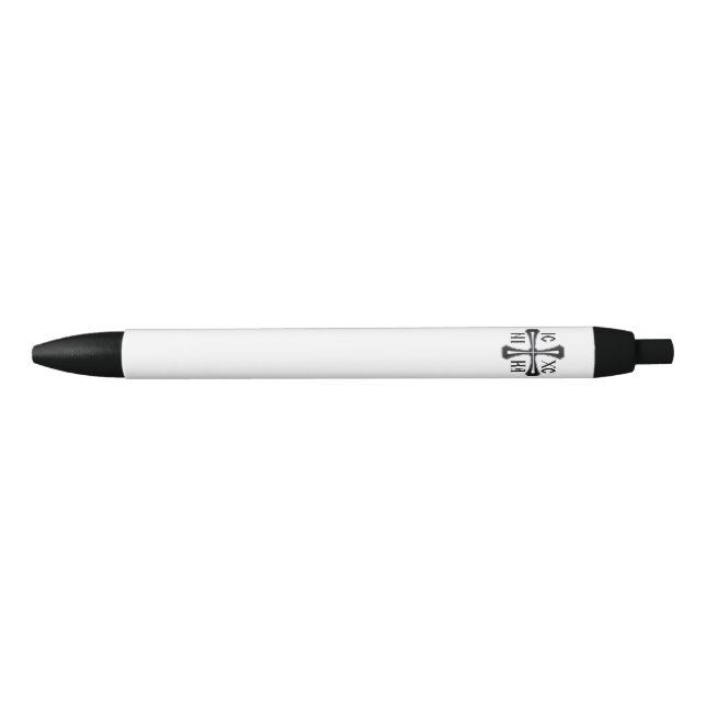 BOLÍGRAFO DE TINTA NEGRA IC XC NIKA (Anverso)