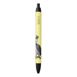 Bolígrafo De Tinta Negra Ilustracion de Harpy Eagle personalizado