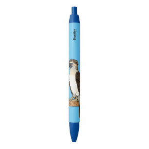 Bolígrafo De Tinta Negra Ilustracion de personalizado de aves águilas de Fi