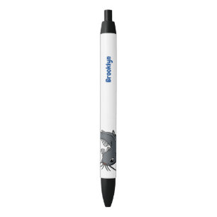 Bolígrafo De Tinta Negra Ilustracion de personalizado de bagre cúbico
