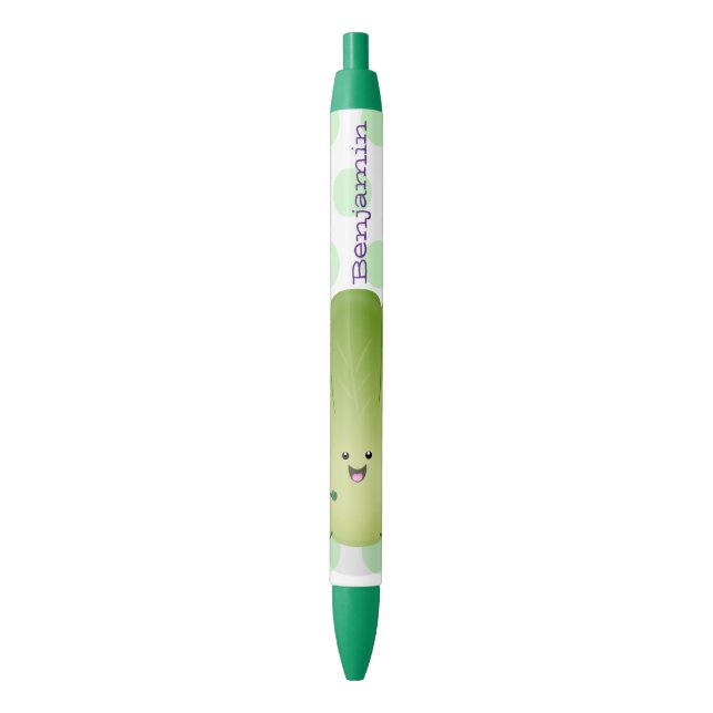Bolígrafo De Tinta Negra Ilustracion de personalizado de bebé choy (Frente vertical)