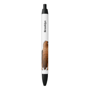 Bolígrafo De Tinta Negra Ilustracion de personalizado de buitre con barba