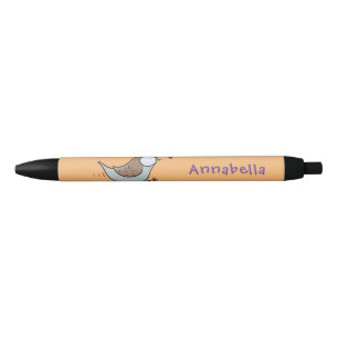 Bolígrafo De Tinta Negra Ilustracion de personalizado de codorniz de califo