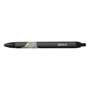 Bolígrafo De Tinta Negra Ilustracion de personalizado de deslizador de azúc
