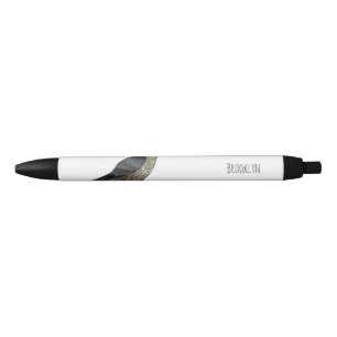 Bolígrafo De Tinta Negra Ilustracion de personalizado de halcón peregrino