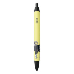 Bolígrafo De Tinta Negra Ilustracion de personalizado de ovino Mouflon