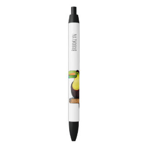 Bolígrafo De Tinta Negra Ilustracion de personalizado de pájaros toscanos c