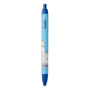 Bolígrafo De Tinta Negra Ilustracion de personalizado de pollo de Silkie