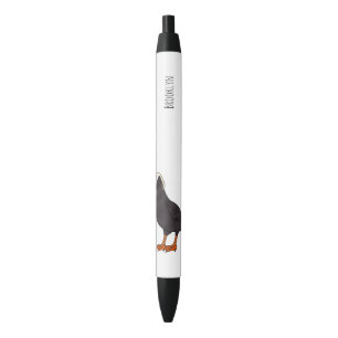 Bolígrafo De Tinta Negra Ilustracion del personalizado de pajarito