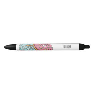 Bolígrafo De Tinta Negra Ilustracion Donut personalizado