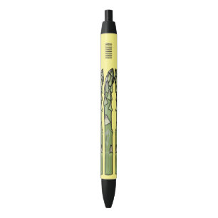 Bolígrafo De Tinta Negra Ilustracion personalizado Asparagus