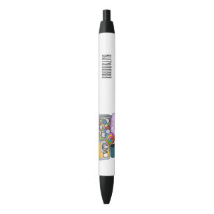 Bolígrafo De Tinta Negra Ilustracion personalizado Candy