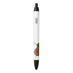 Bolígrafo De Tinta Negra Ilustracion personalizado Cello