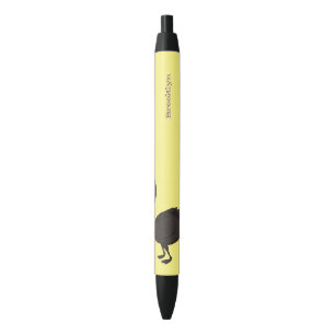 Bolígrafo De Tinta Negra Ilustracion personalizado cisne negro