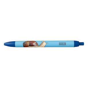 Bolígrafo De Tinta Negra Ilustracion personalizado de caracoles