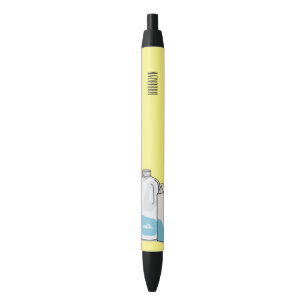 Bolígrafo De Tinta Negra Ilustracion personalizado de leche