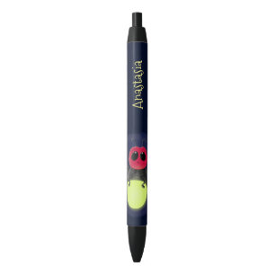 Bolígrafo De Tinta Negra Ilustracion personalizado de luciérnaga de bichos 