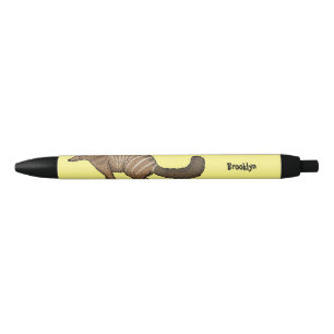 Bolígrafo De Tinta Negra Ilustracion personalizado de número feliz lindo