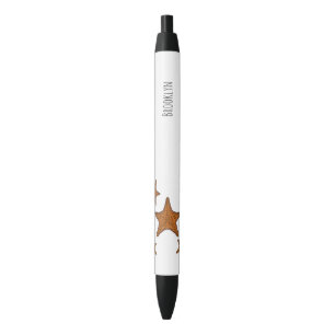 Bolígrafo De Tinta Negra Ilustracion personalizado de pez estrella