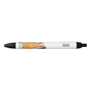 Bolígrafo De Tinta Negra Ilustracion personalizado de tempura gambas