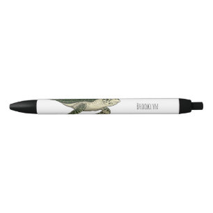 Bolígrafo De Tinta Negra Ilustracion personalizado de tortugas marinas