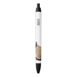 Bolígrafo De Tinta Negra Ilustracion personalizado siamés