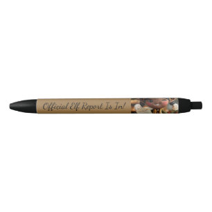 Bolígrafo De Tinta Negra Informe Oficial de Elfo