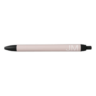 Bolígrafo De Tinta Negra Iniciales Mayúsculas Monogramadas de Rosa Rubio de