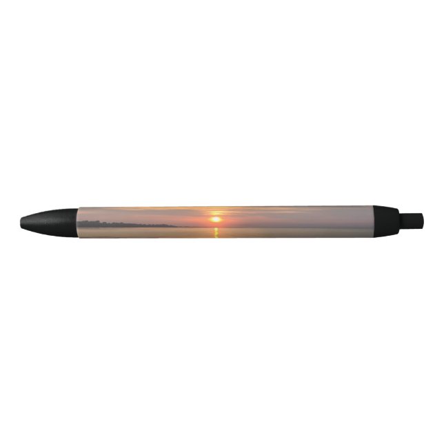 Bolígrafo De Tinta Negra Inicio de la puesta de sol (Anverso)
