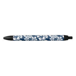 BOLÍGRAFO DE TINTA NEGRA ISLAND PLUMERIA (NAVY BLUE)