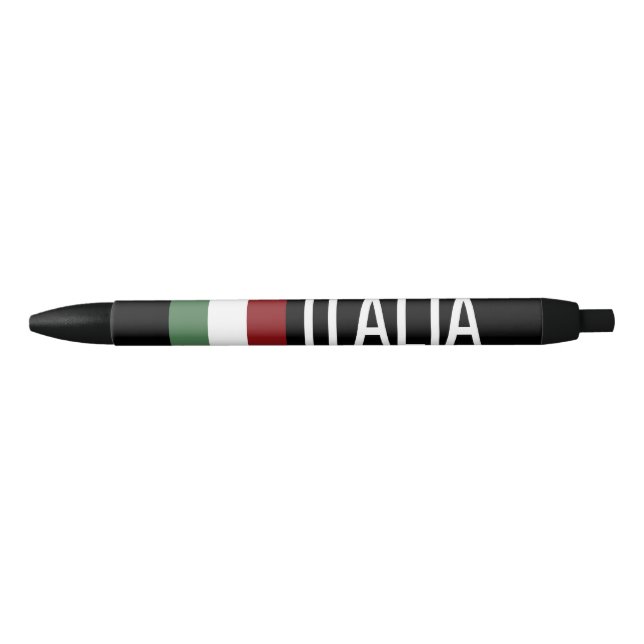 Bolígrafo De Tinta Negra Italia (Anverso)