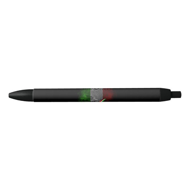 Bolígrafo De Tinta Negra Italian flag (Anverso)