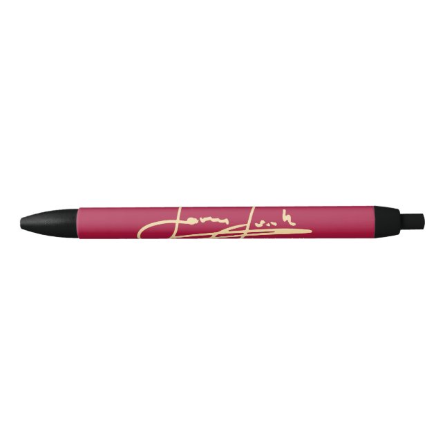 Bolígrafo De Tinta Negra James Joseph Signature Pen (Anverso)