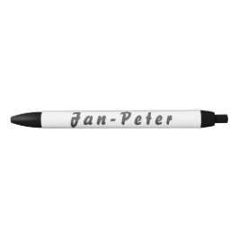 Bolígrafo De Tinta Negra Jan-Peter Kugelschreiber