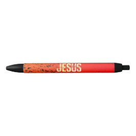 Bolígrafo De Tinta Negra Jesús, El Camino, La Verdad, La Vida Retro Atardec