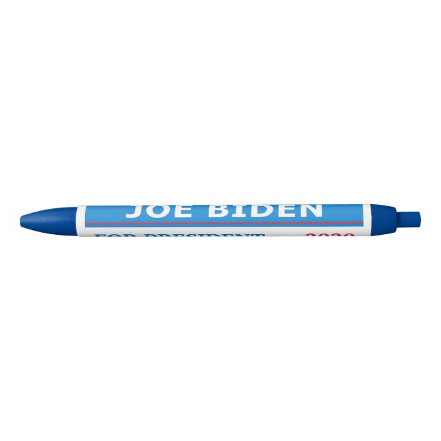 Bolígrafo De Tinta Negra Joe Biden para el presidente 2020 (Anverso)