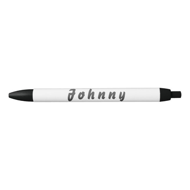Bolígrafo De Tinta Negra Johnny Kugelschreiber (Anverso)